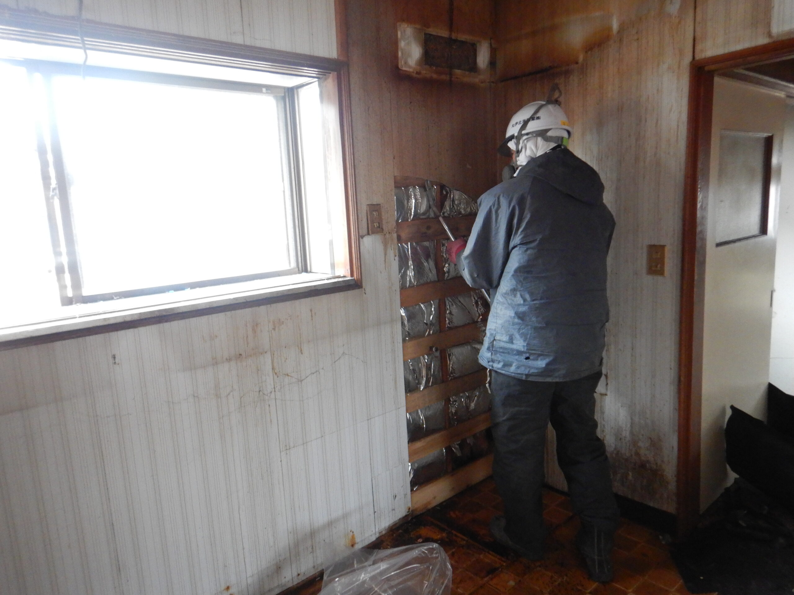 台所（石綿含有材）撤去