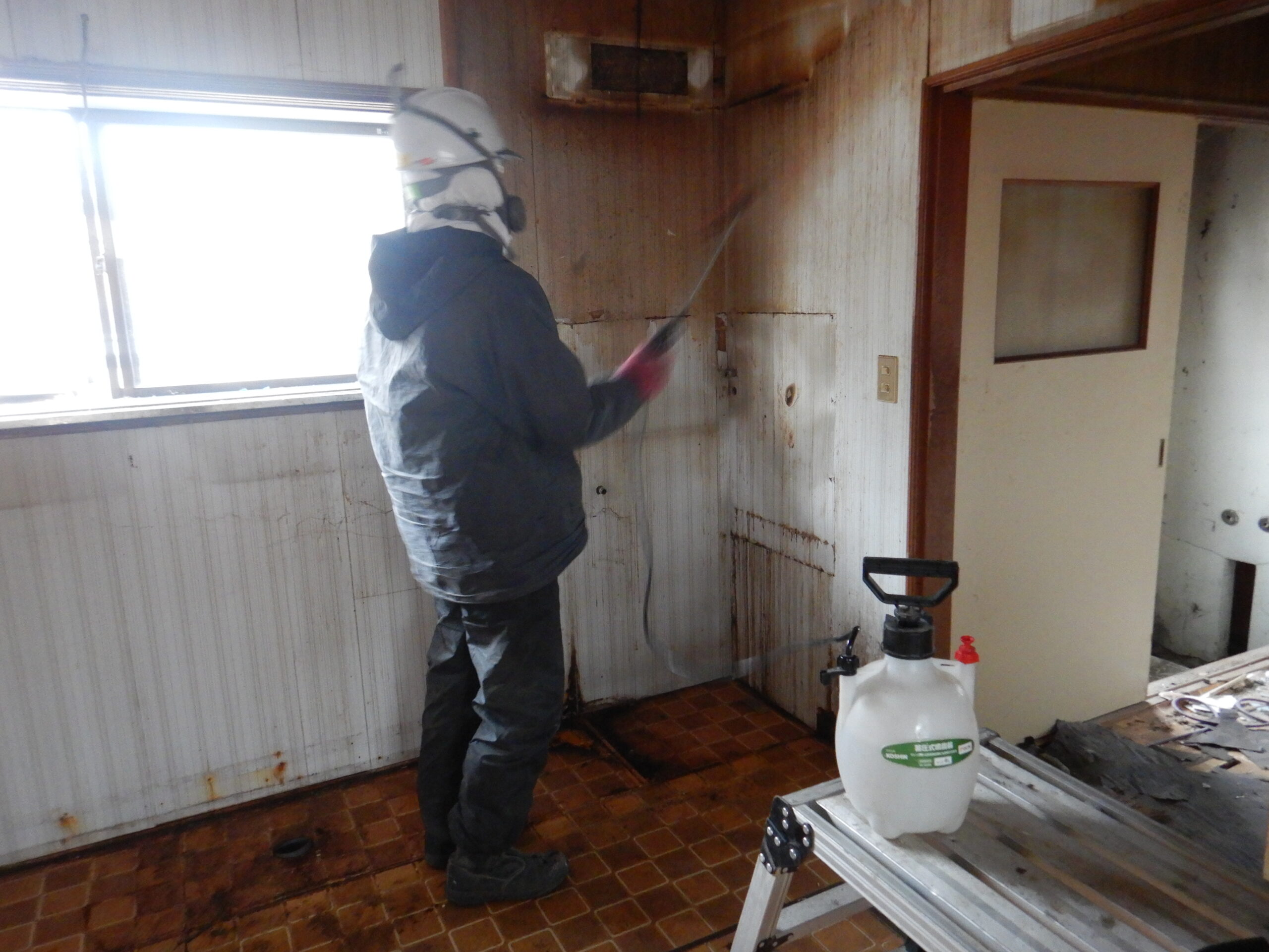 台所（石綿含有材）散水