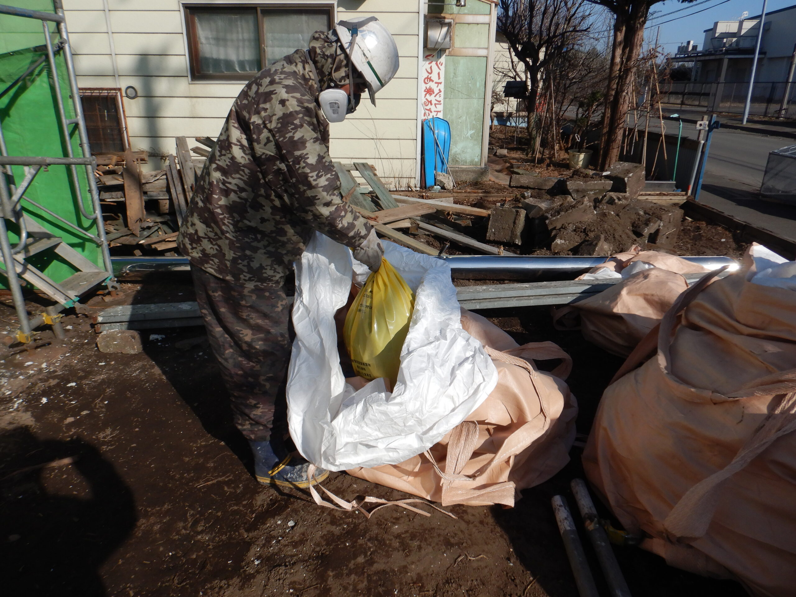 外壁塗装材二重梱包